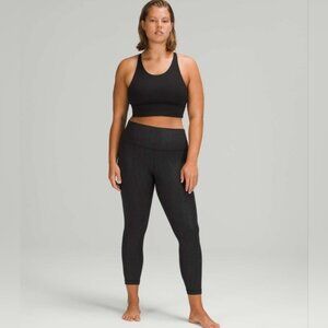 Lululemon Align High-Rise Pant 25  Aqueous Emboss Black size 2 in EUC